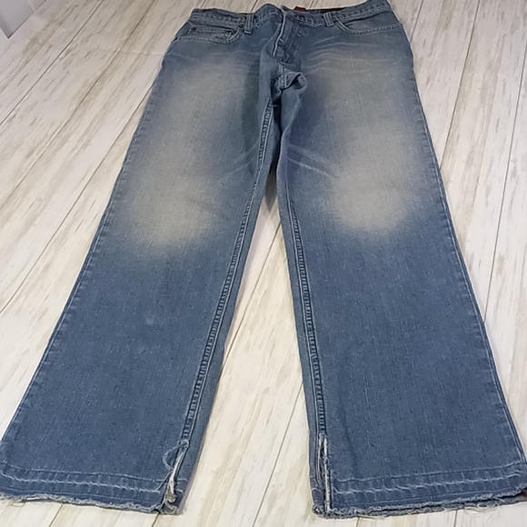 QuikSilver Regular Fit Straight Leg Blue Jeans Size 30x32 - Picture 12 of 16